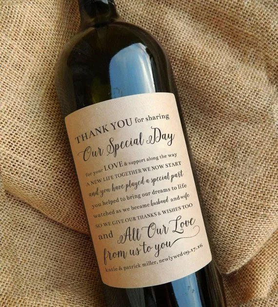 bouteille de vin a offrir